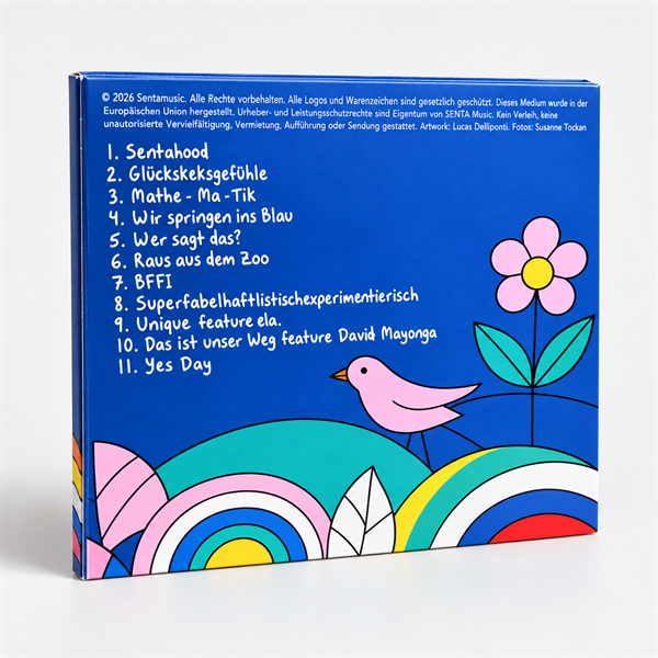 Senta - Gl�ckskeksgef�hle (CD im Digipack), Kinderlieder-Album 2026