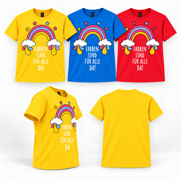 Senta - „Farben sind f�r alle da, Kinder T-Shirt