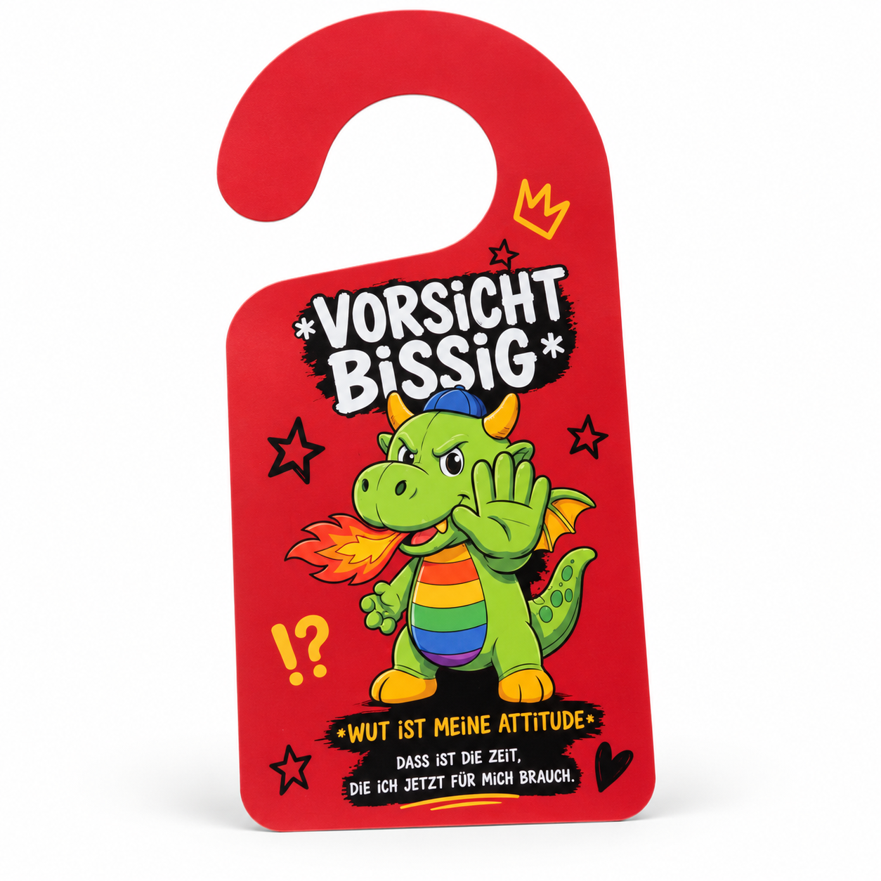 Senta - „Drachi, doppelseitiges Kinderzimmer-T�rschild